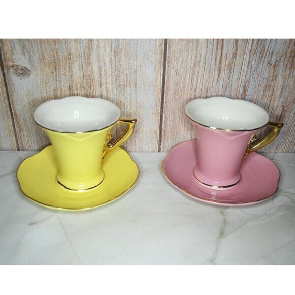 Ymm Demitasse Or Tea Cup And Saucer Set From Napoli Dining Entertaining - Picture 4 of 7